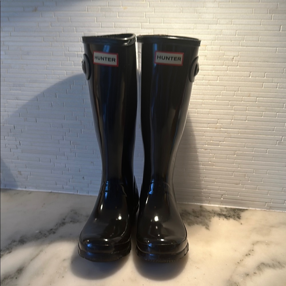 Hunter Black Rain Boots
